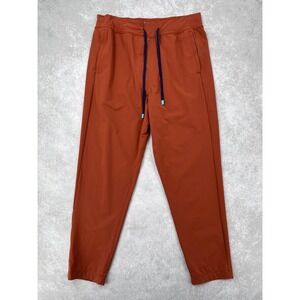Cotopaxi Veza Adventure Pants Mens L Rust Orange Joggers Tapered Hiking Travel